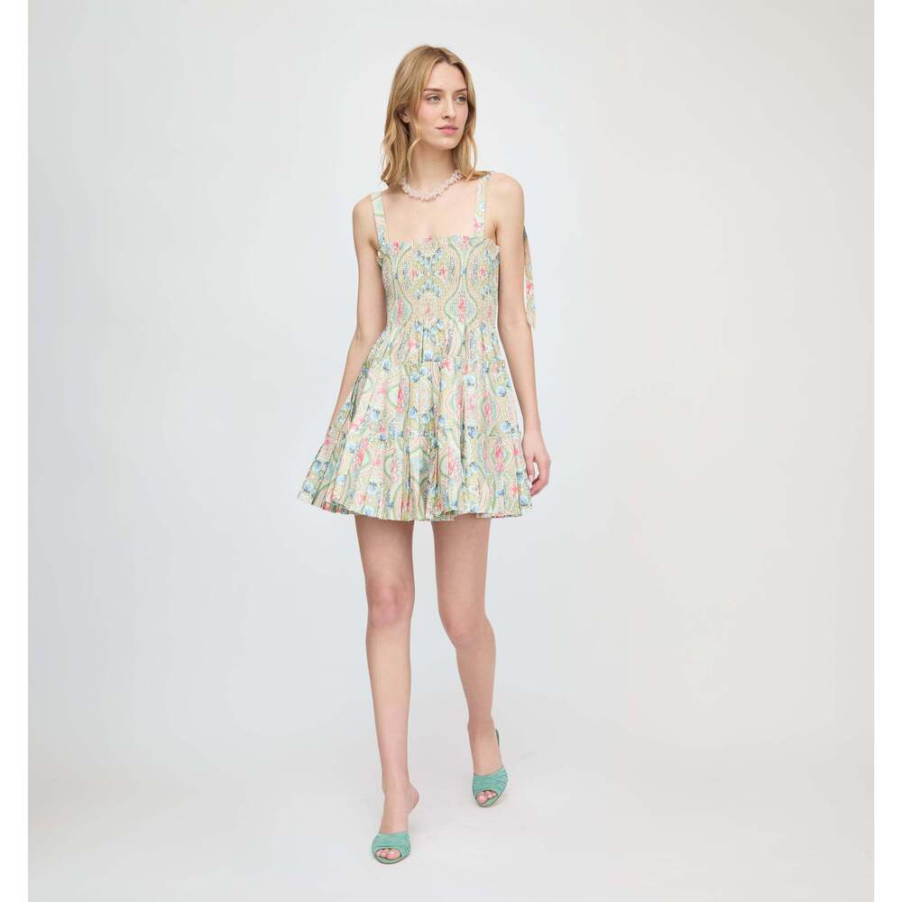 NWT Hill House Home The Ribbon Charlotte Nap Dress - Sea Scroll Size SSea Scroll